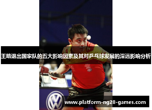 王皓退出国家队的五大影响因素及其对乒乓球发展的深远影响分析 王皓退出国家队的五大影响因素及其对乒乓球发展的深远影响分析