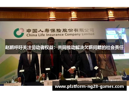 赵鹏呼吁关注劳动者权益：共同推动解决欠薪问题的社会责任